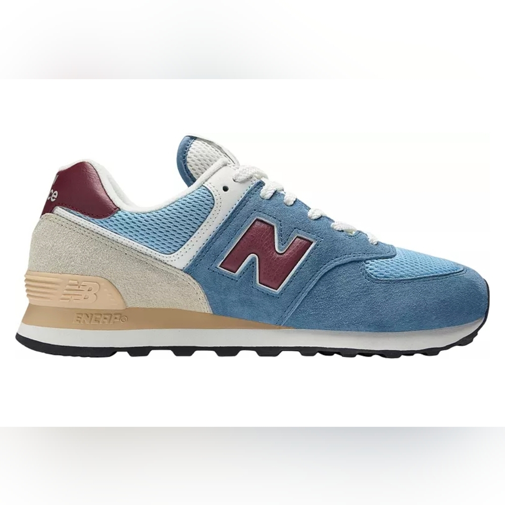 New Balance Men's Blue and Red Sneakers